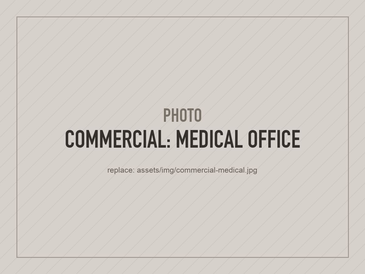 Placeholder photo: medical office fit up