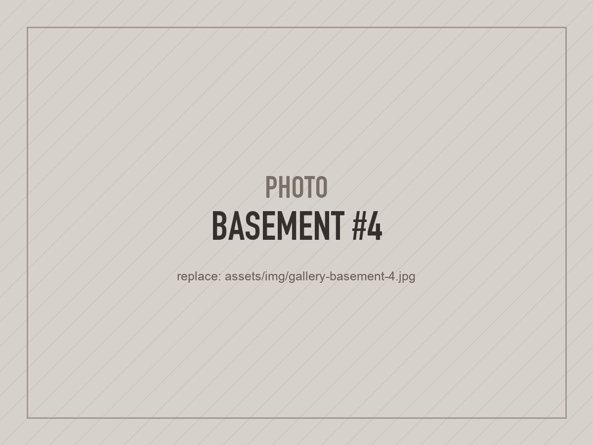 Placeholder photo: basement 4