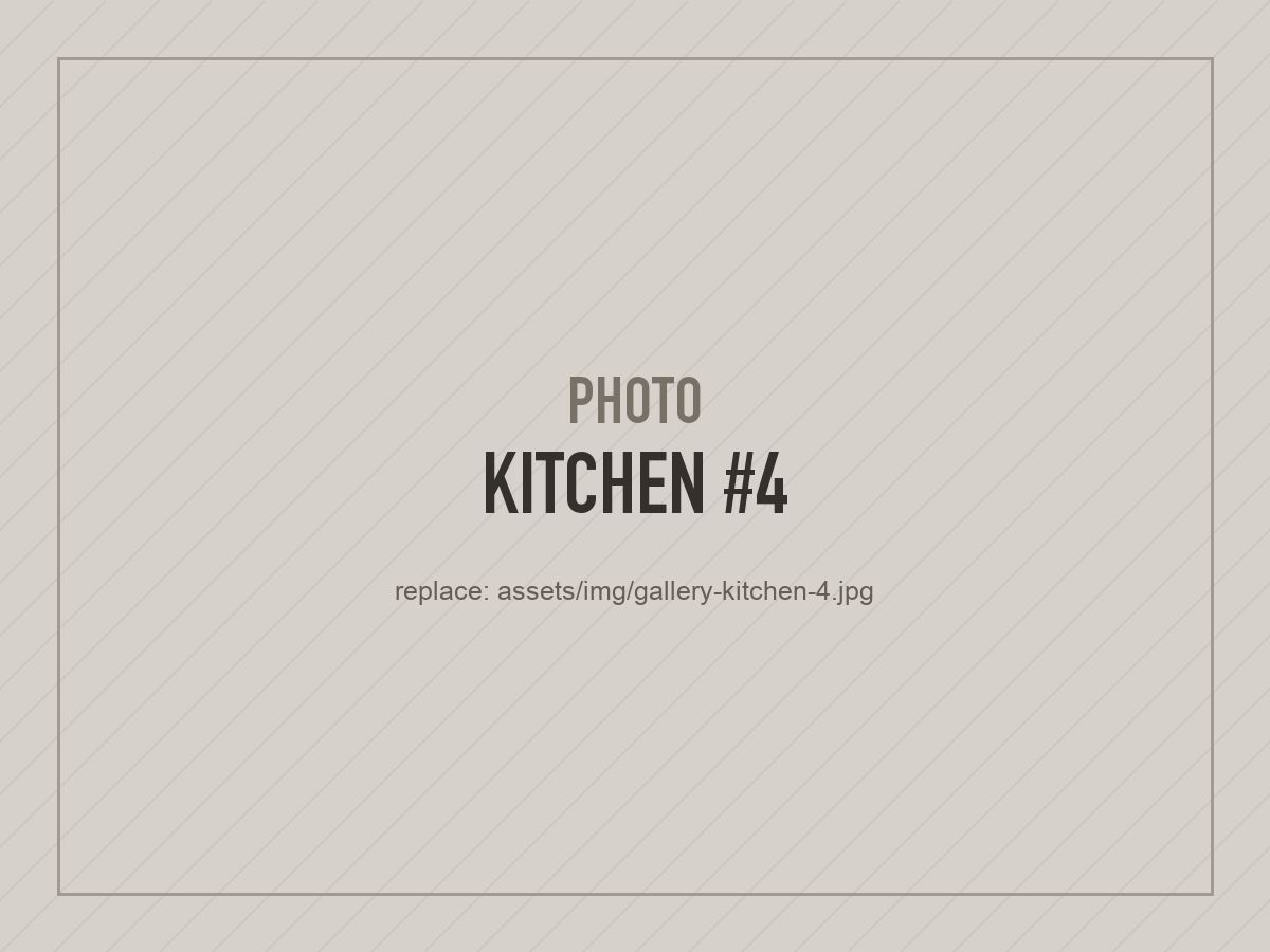 Placeholder photo: kitchen 4