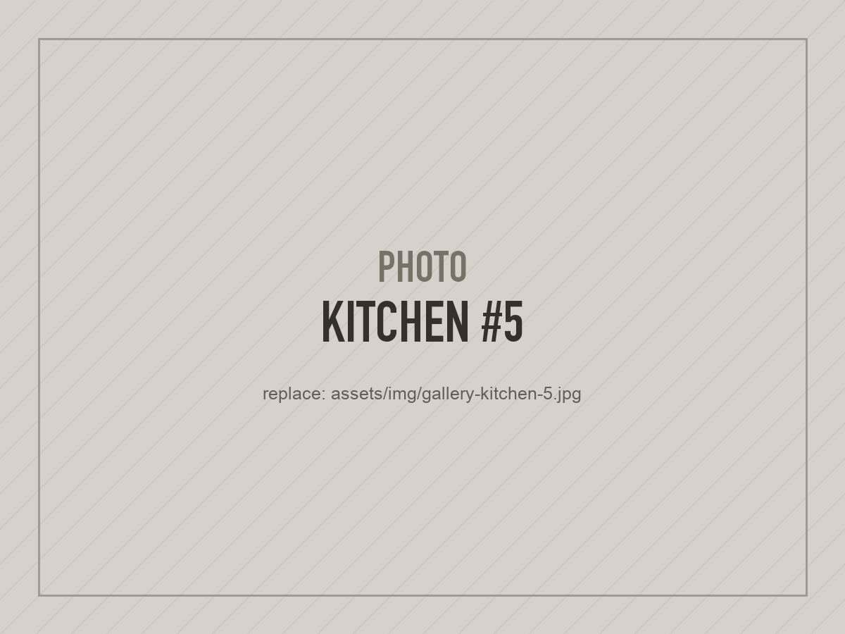 Placeholder photo: kitchen 5